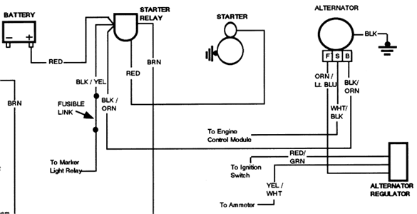 94 Ford F 150 Alternator Wiring Diagram - Wiring Diagram Networks
