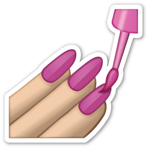 Emoji Reaction Meme Nails - Ane Wallpaper