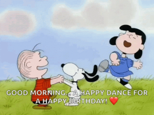 Snoopy happy birthday dance animated gif 319580-Snoopy happy birthday