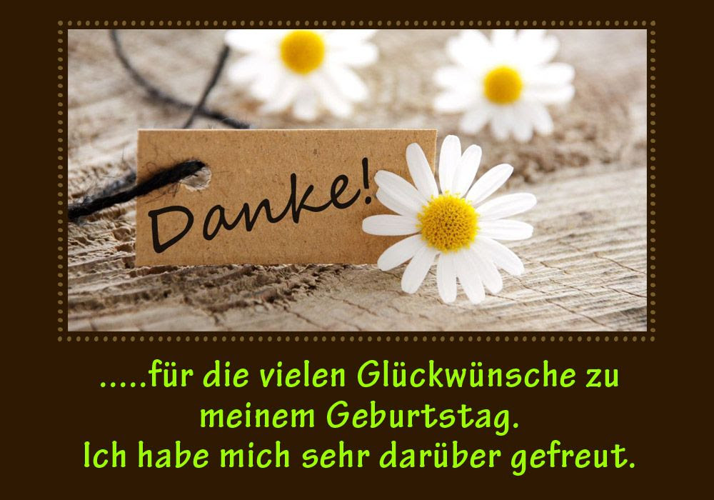 Spruch Zum Geburtstag Danke