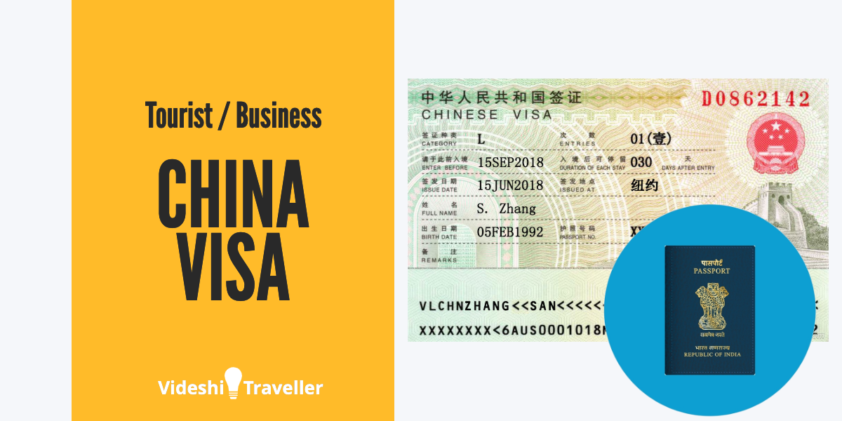 what documents required for china visit visa