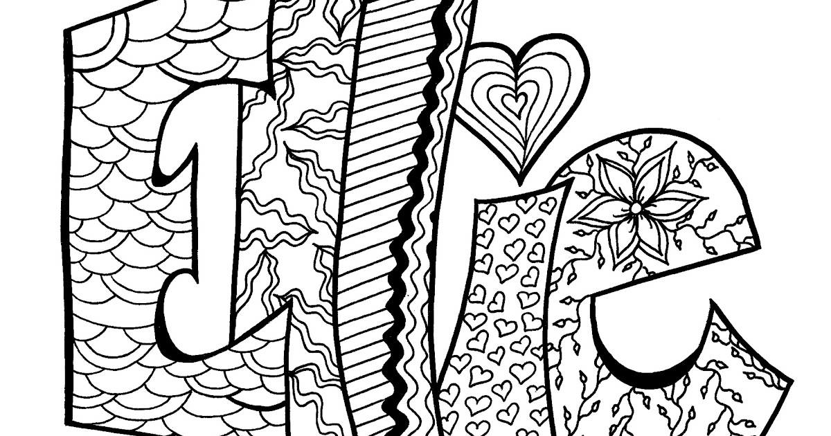 Tie Dye Coloring Pages - Scenery Mountains