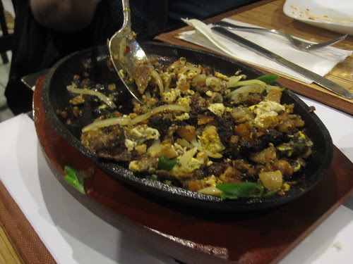 Pork snout, liver, eggs