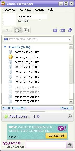 Cara chatting yahoo messenger