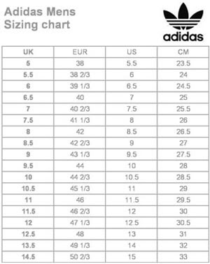 Unisex Shoe Size Chart Vans - Greenbushfarm.com