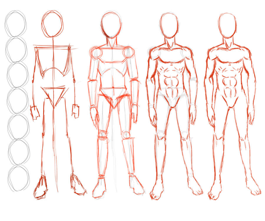 Anime Male Body Tutorial