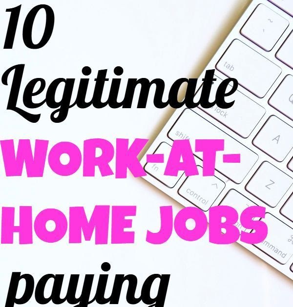 Jobs Work From Home Legit