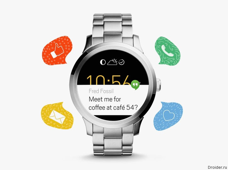 fossil smart phones