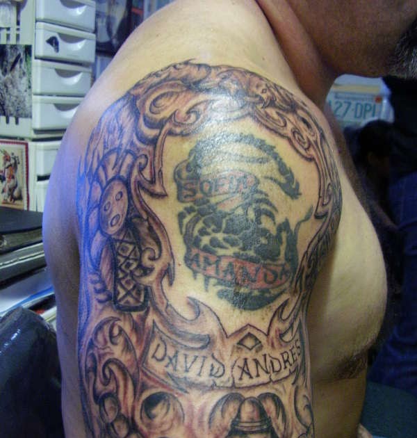 Puerto Rican Taino Tattoo Sleeve