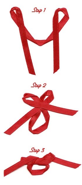 how to tie a bow with ribbon