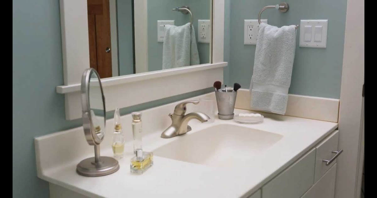 gray sink and countertop one piece bathroom