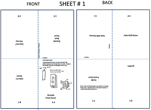 Golf Yardage Book Template