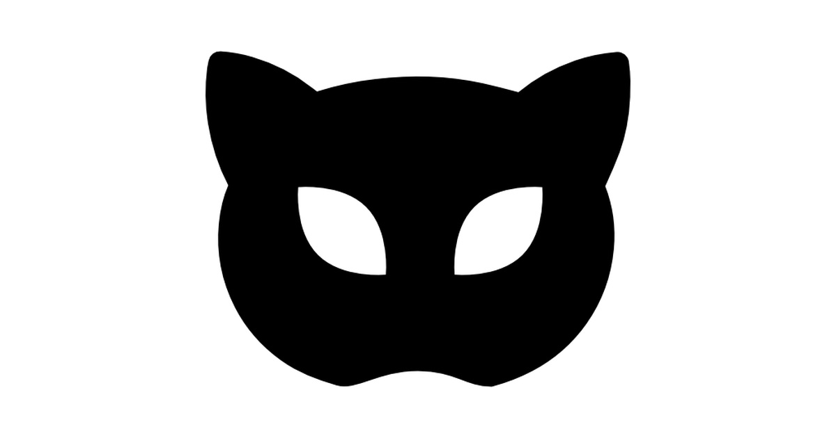 Cat Face Silhouette - 83+ SVG File for DIY Machine