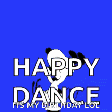 Snoopy Happy Birthday Dance Animated Gif - pic-lard