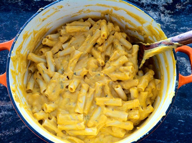 Pasta Added to Sauce