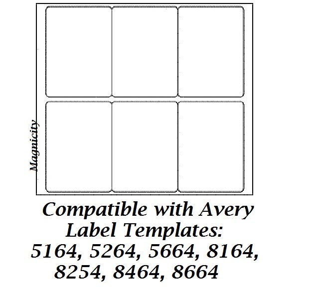 avery template 5164