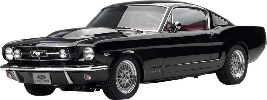 Sua Imagem Em PNG: Mustang antigo preto PNG