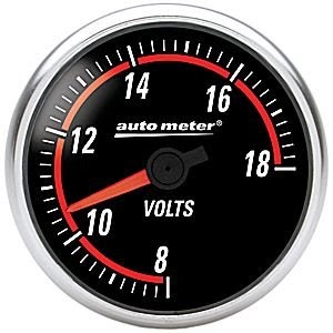Auto Meter 2356 Autogage Electric Voltmeter Gauge , 1.500 In