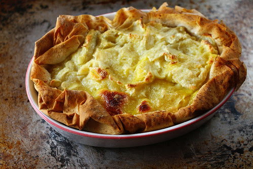 Baked Durian in Filo Pastry