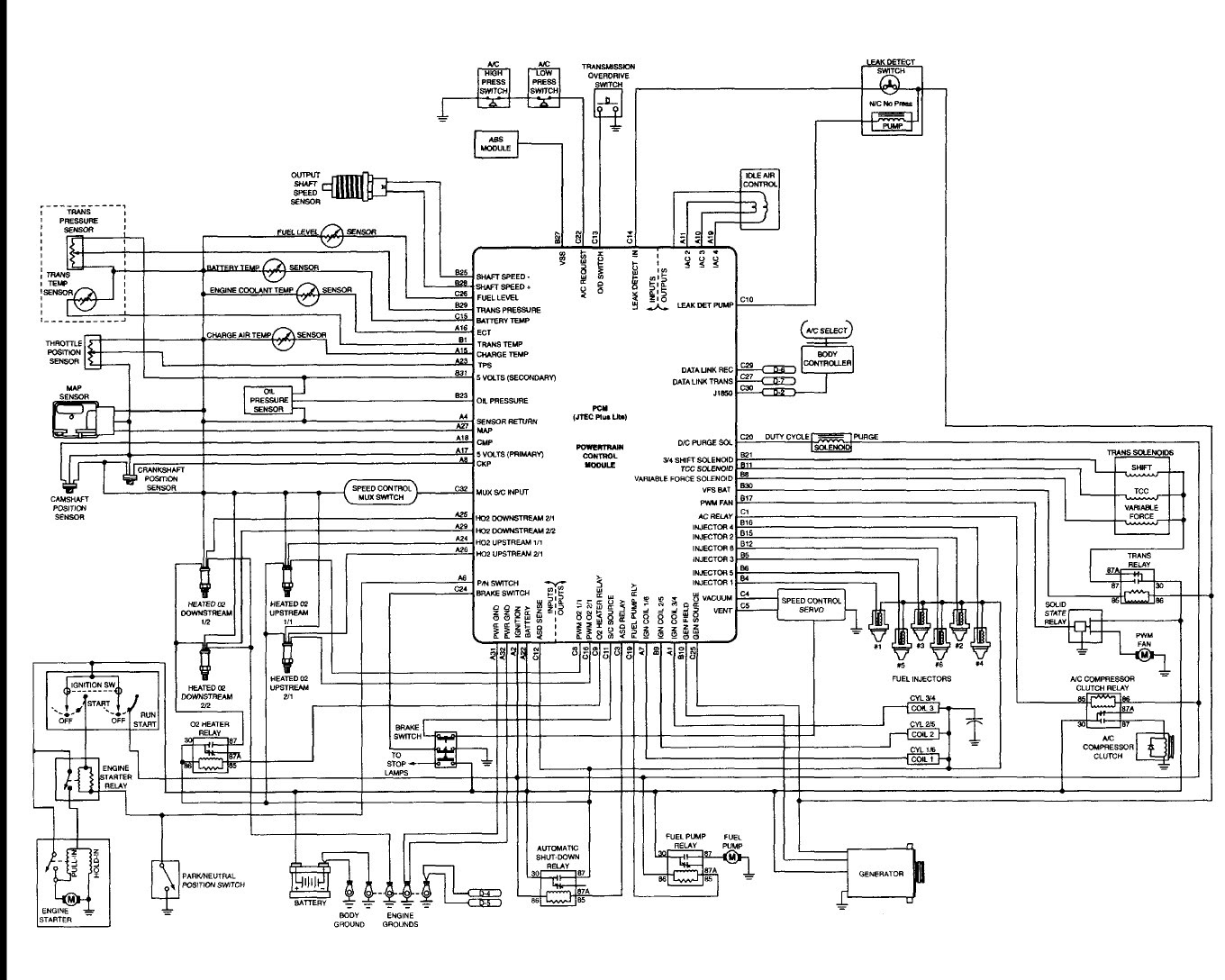 2004 Jeep Grand Cherokee Cooling Fan Wiring Diagram