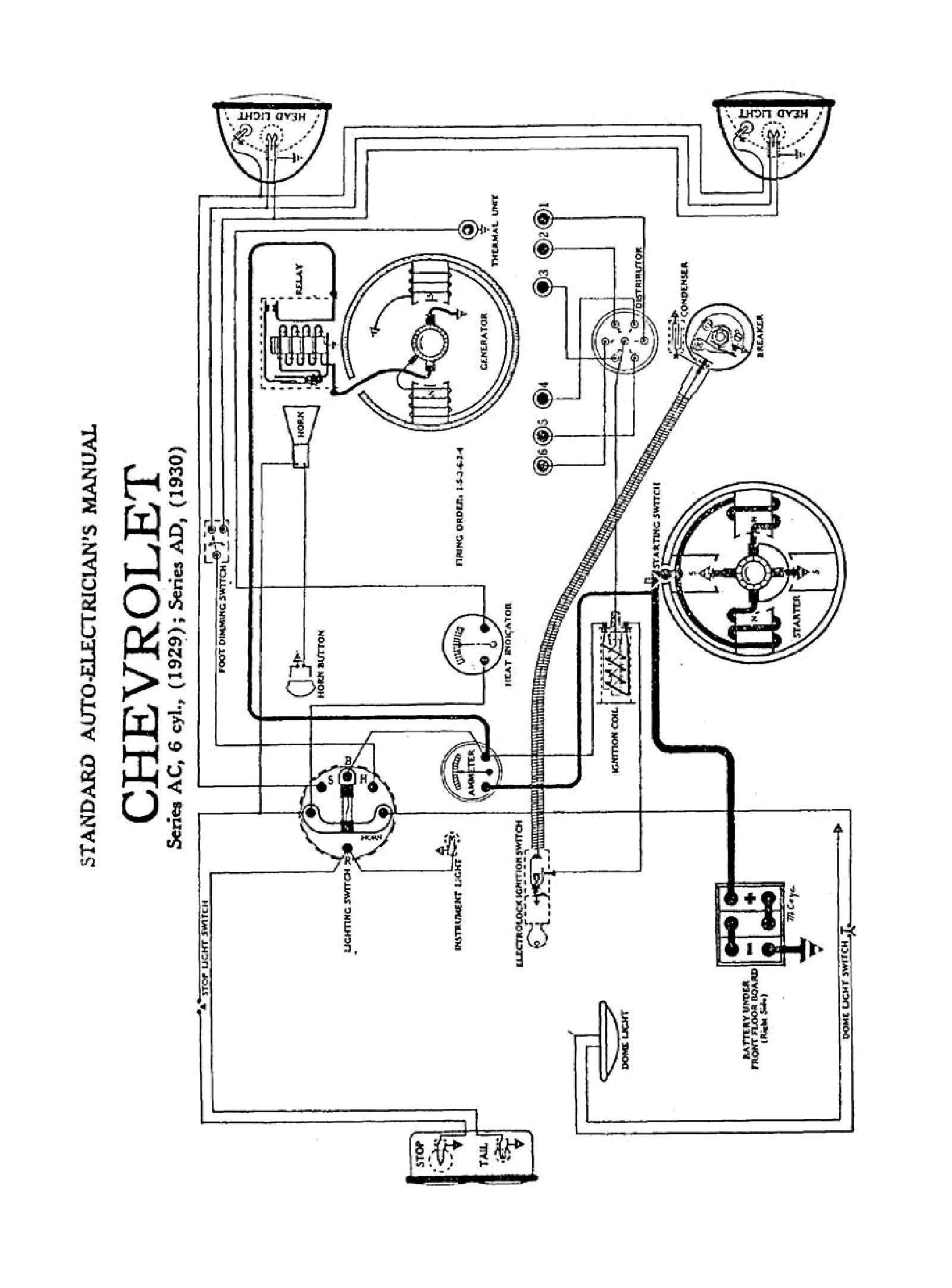 1930 Ford Model A Wiring Diagram - Wiring Diagram Schemas