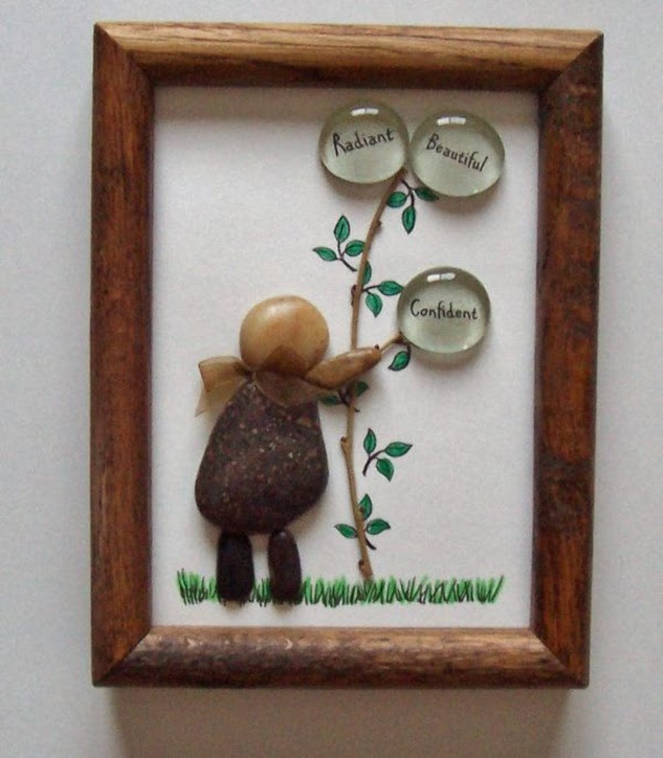 Handy Rock And Pebble Art Ideas For Many Uses39