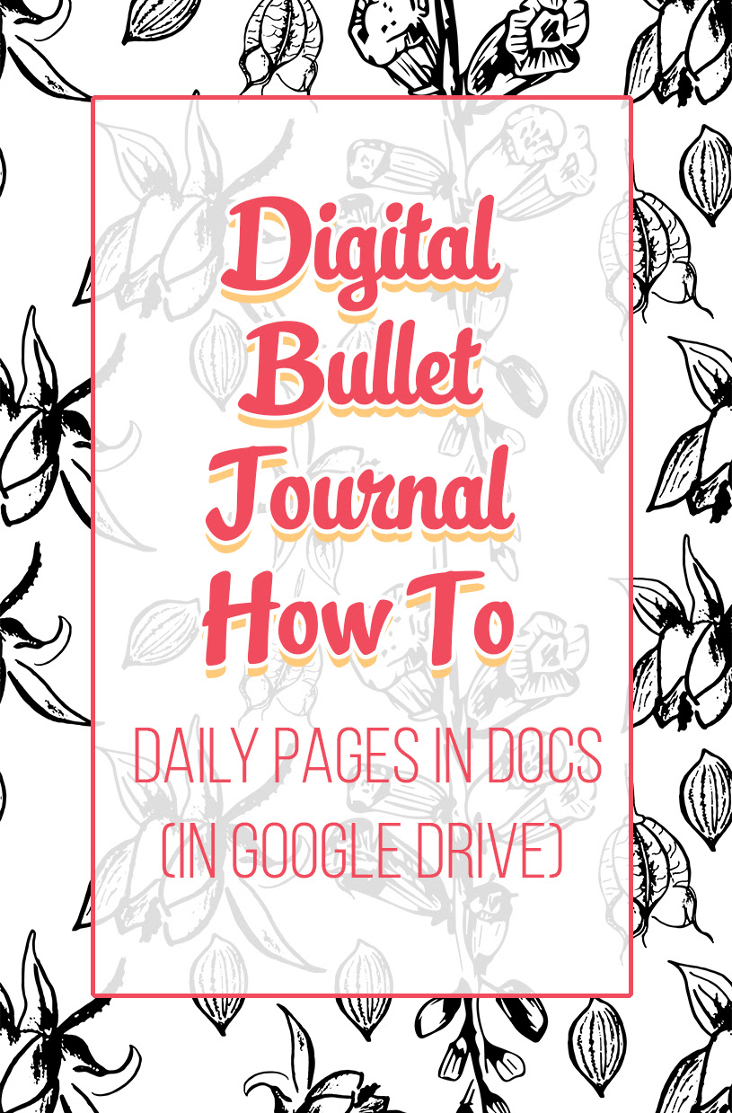 Google Docs Journal Template Master Template