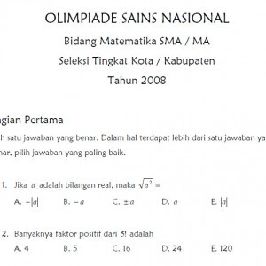 Soal Dan Pembahasan Osn Matematika Materi Trigonometrisma 2017