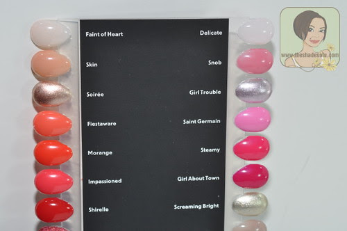 MAC Permanent Collection Nail Lacquer Swatches - The Shades Of U