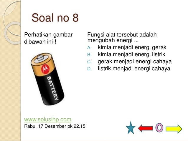 Contoh perubahan energi listrik menjadi energi kimia