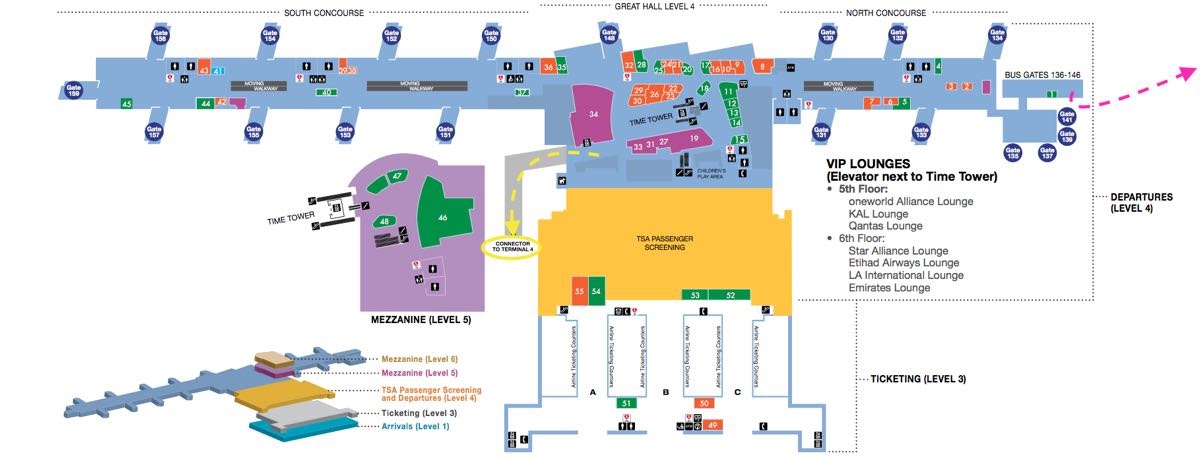 Atl Terminal Map