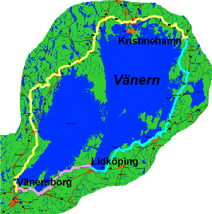 Vänern Runt Karta | Karta