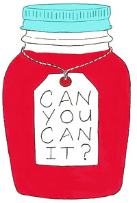 Can You Can It? logo by Eve Fox, The Garden of Eating blog, copyright 2011