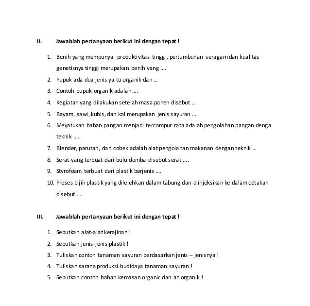 Soal Essay Tekanan Kelas 8