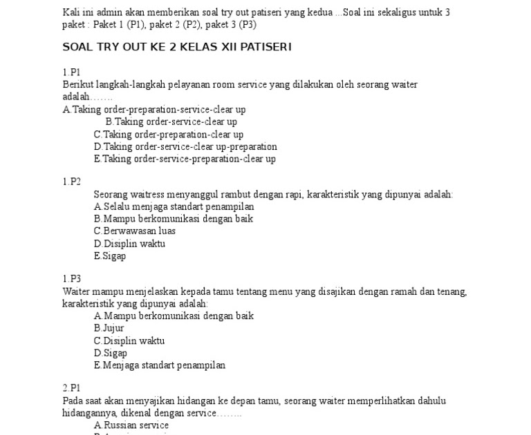 Contoh Soal Produk Cake Dan Kue Indonesia Kelas 11 Guru Galeri