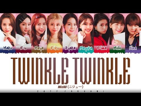 letra twinkle twinkle niziu lyrics english translation