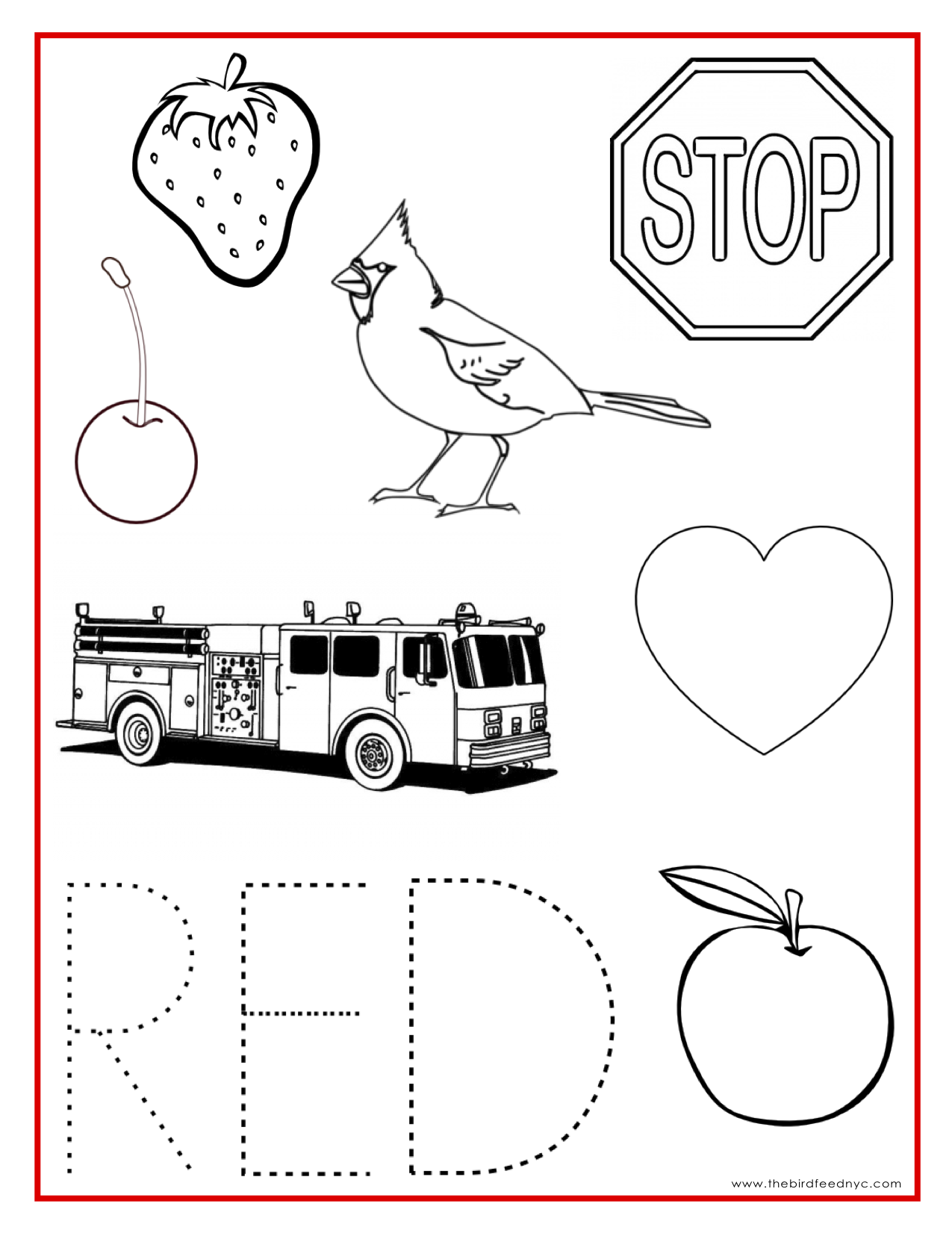 preschool-red-colour-worksheet