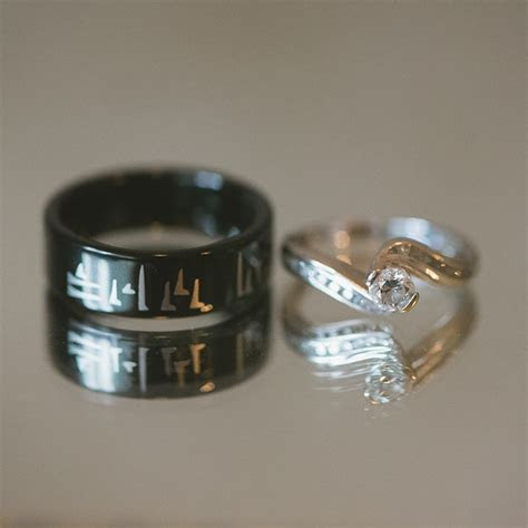 Skyrim inspired wedding band. "Now and Forever" in Dovah Skyrim inspired wedding band. "Now and Forever" in Dovah