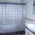 Cute Bears Kitchen Window Curtain Bathroom Curtain - modern
