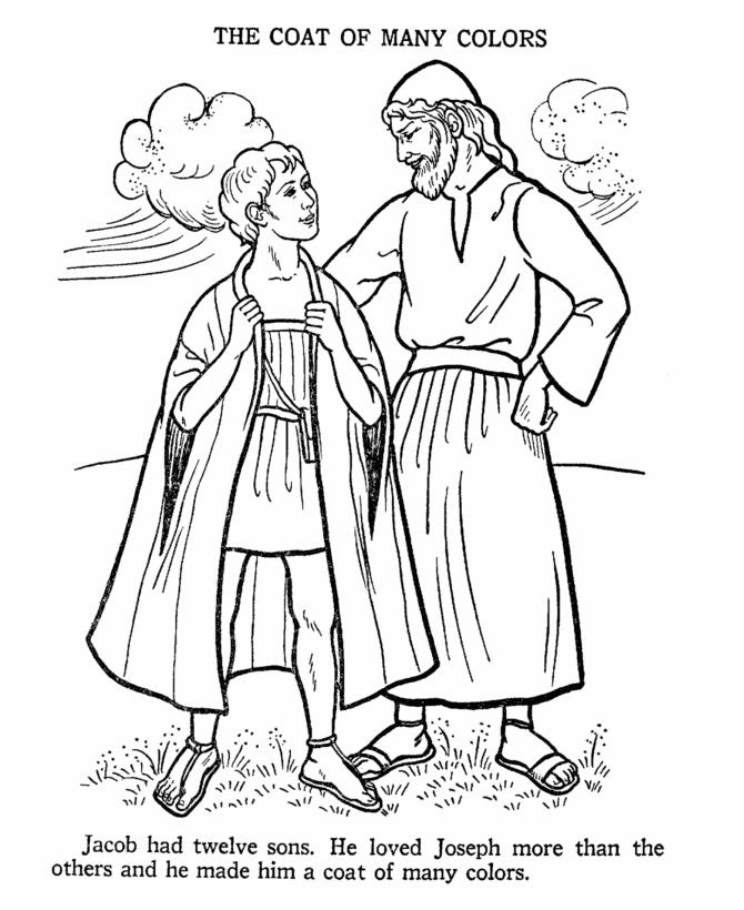 Coloring Pages Joseph Forgives His Brothers - Super Kins Author