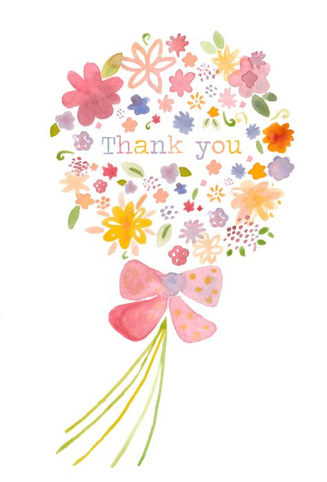 Thank You With Flowers Images