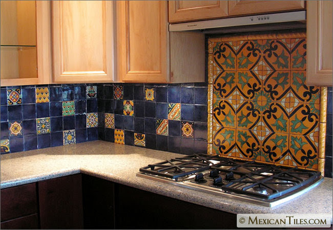 Mexican Tile Kitchen Backsplash Modern Home Design And Decor