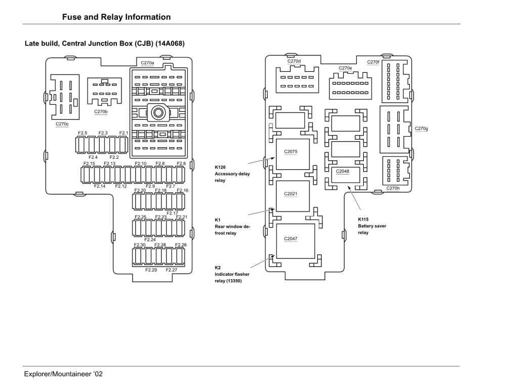 93 Geo Prizm Fuse Diagram