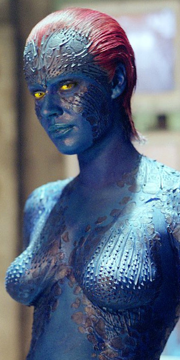 Artist And World Artist News Jennifer Lawrence Mystique Makeup Comparison