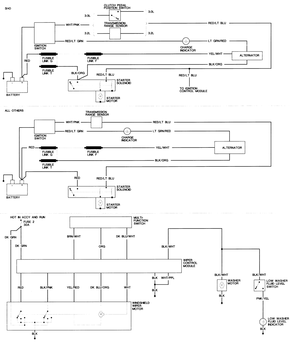 94 Mercury Sable Wiring Diagram - Fuse & Wiring Diagram