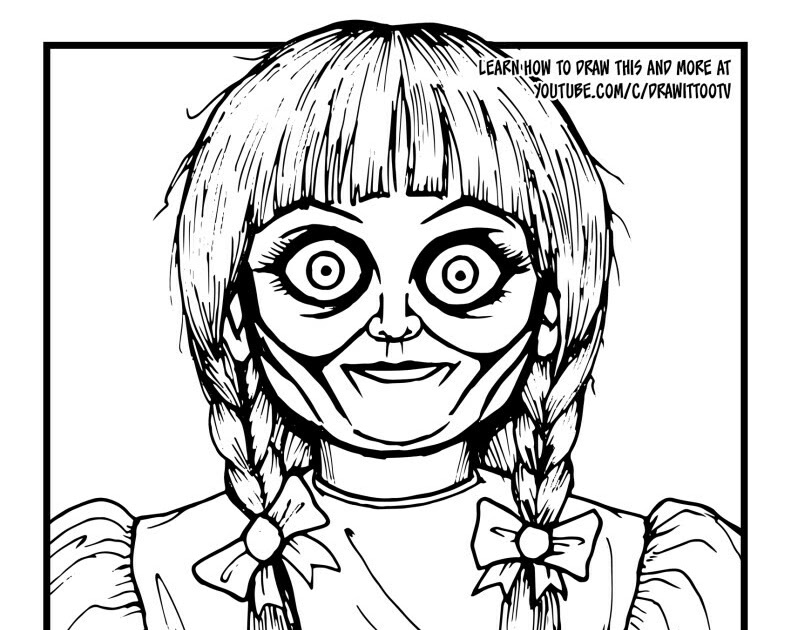 Annabelle Doll Coloring Pages Dolls Coloring Pages | Images and Photos ...
