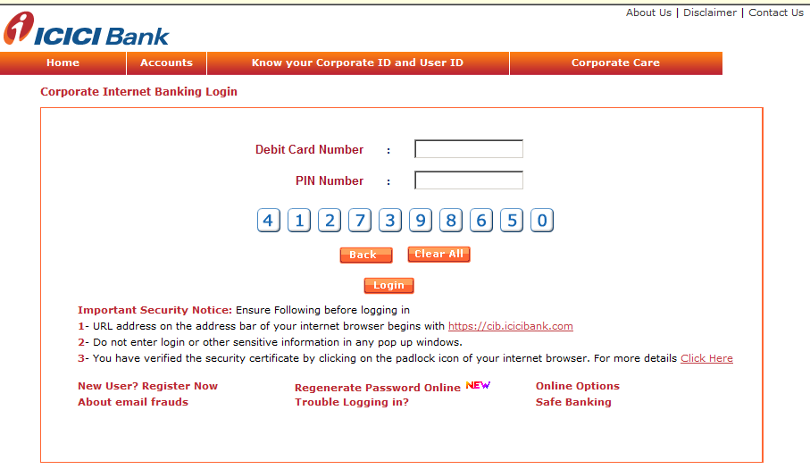 how to stop check payment in icici bank online