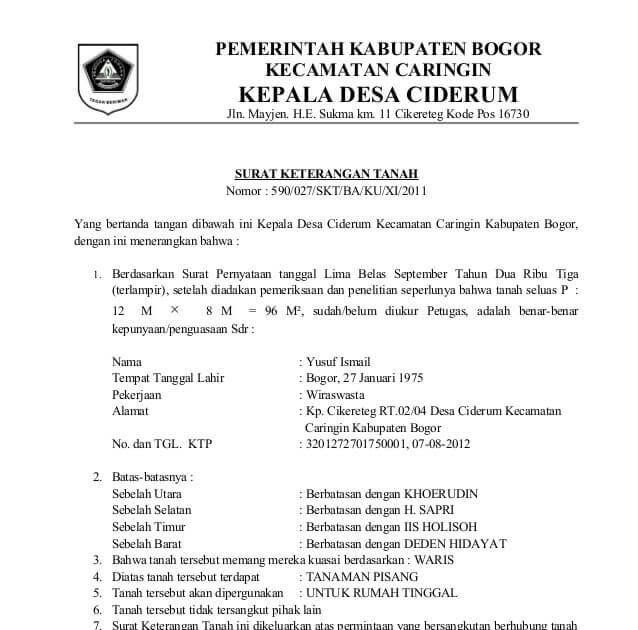 Surat Undangan Musrenbang Desa