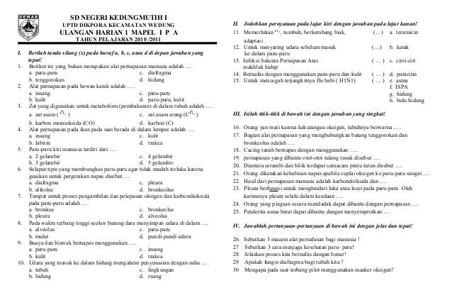 Soal Ipa Kelas 5 Semester 2 Materi Peristiwa Alam Pdf