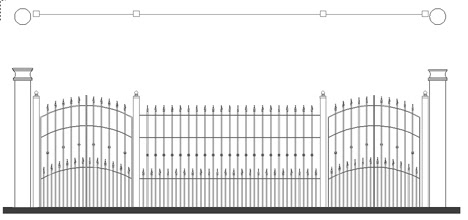 Cancello Pianta Dwg